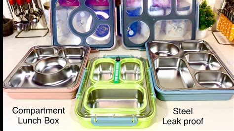 stainless steel tiffin box for school|steel tiffin box 4 container.